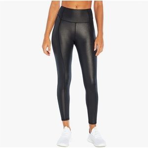 Jessica Simpson Sportswear Women's Shine High Rise Legging in Black Size Small